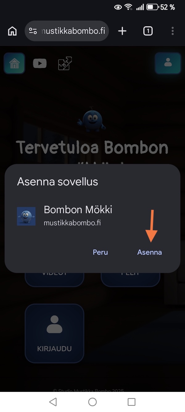Android Install app confirmation